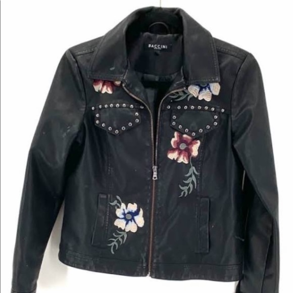 BACCINI Faux Leather Jacket